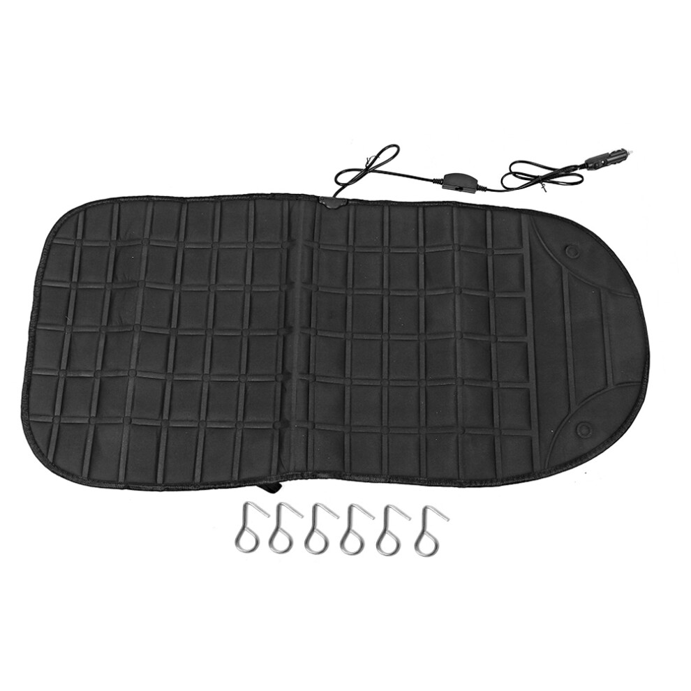 Uni Heated Seat Warmer, Comfy Fabric Heated Cushion With Dur Mat And Overheating Protect, Quick Install Fast Heating Levels For Car Office Use 9190834442921
