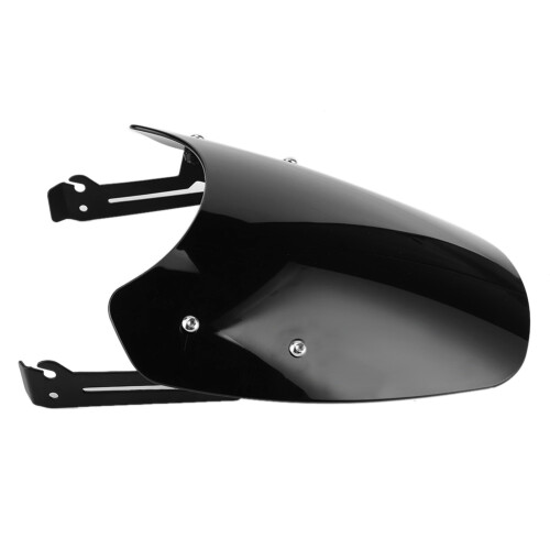 Motorcycle Windshield Universal Wind Deflector Windscreen Front Airflow Direction Control ABS Plastic Construction For Rider Safety With Adjustable 2
