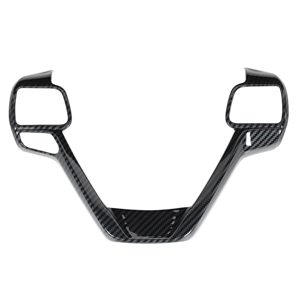 Carbon Fiber Steering Decoration Trim Interior Car Accessories Sophisticated Design Abs Plastic Personalize And Upgrade Your Interior Easy Grain 9437117529932