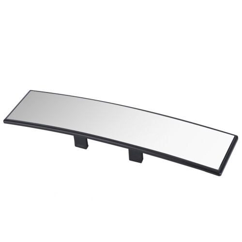 Easy To Install Rearview Mirror Uni Wide Angle Car Mirror Panoramic Rearview Mirror Flat Wider View More Safer Eliminate Distortion High-Quality 2