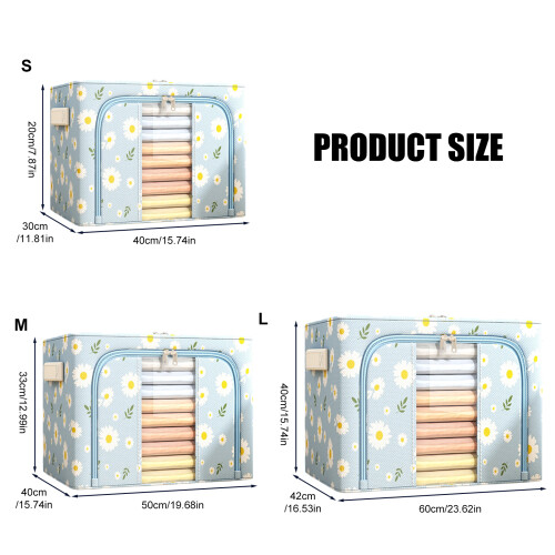 Large Capacity Seasonal Storage Box Permanent University-S Blue 2