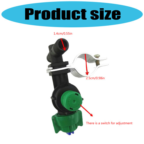 Fan Shape Clamps On Sprays Nozzle Corrosion Resistant 2