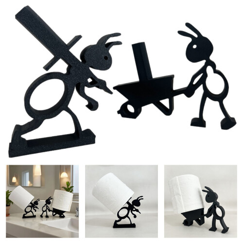 Ants Artwork Tissue Holder Toilet Paper Shelf Functional-A 2