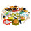 53 Pieces Plastic Kitchen Play Food Toy Pretend Play Set 4