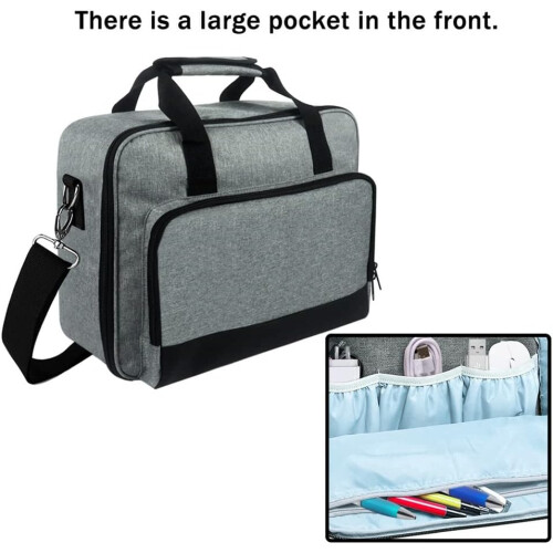 Nylon Projector Bag 1 Piece Grey For Home Projector Handbag 1