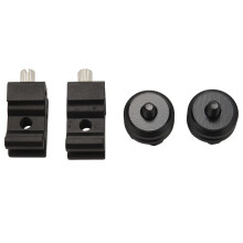 Hot Shoe Mount Adapter 4 Pack, Cold Shoe Adapter Included, 1/4 Inch Thread, DSLR Camera Flash Mounts