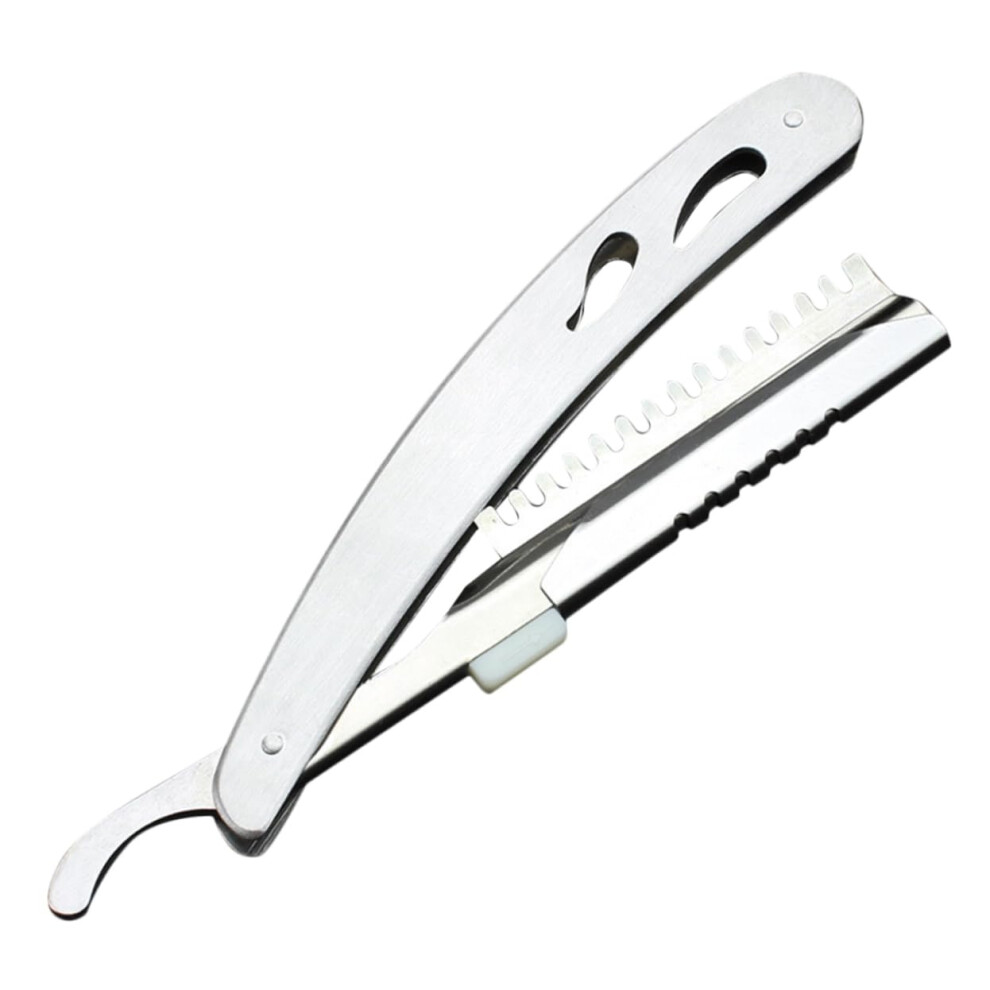 Stainless Steel Razor Holder Brush Stand Manual Shaving Tools for Men