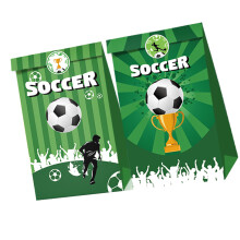 Autocollants de sacs-cadeaux de terrain de football de-LB018