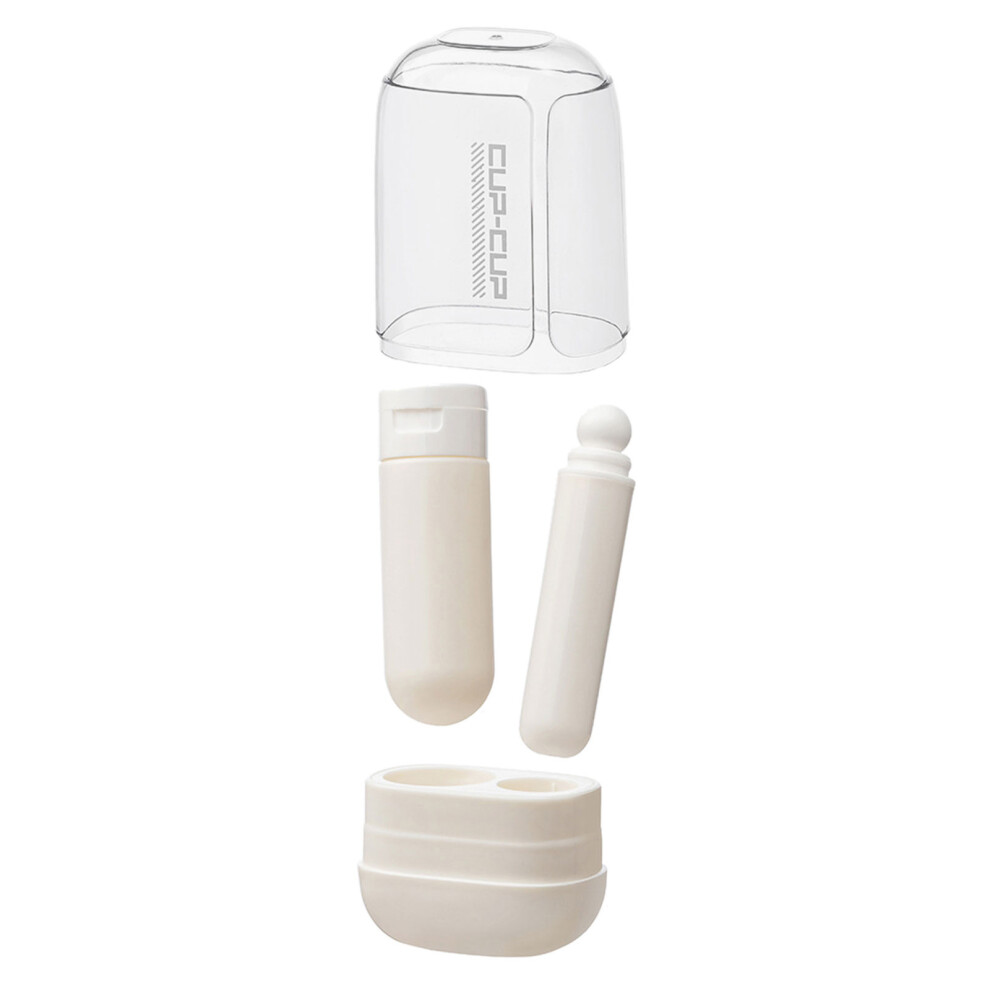Single Use Toothbrush Cup Water Resistant Durable Build-Creamy