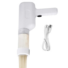 Handheld Electric Pasta Maker,Manual Electric Noodle Press Dough Press Noodle Cutter for Homemade Ramen Spaghetti Cooking Restaurant and Home White