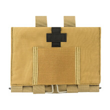 Tactical MOLLE Medical Pouch IFAK First Aid Kit Bag Oxford Cloth Survival Trauma EMT Wolf Brown