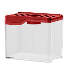 Clear Miniature Fish Tanks Desktop Fish Tanks Ornamental -Red 1