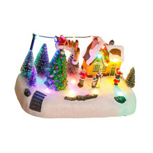 Kindvriendelijke muzikale kerstdecoratie Harsmaterialen Veilig-A