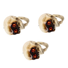 Halloween Animatronic hangende schedelkop met geluid Oplichtend