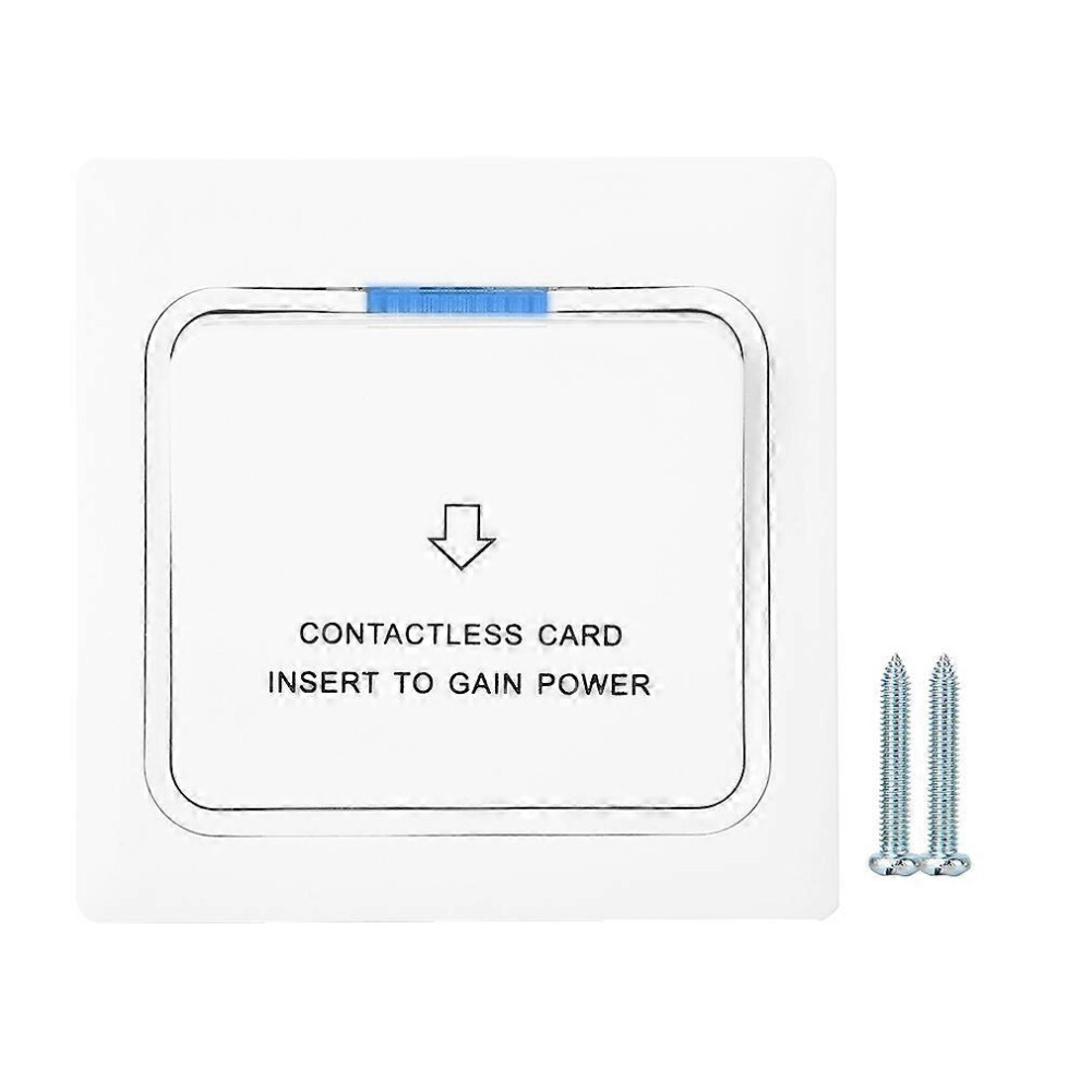 (As Show, One Size) Power Key Card Sensor Electricity Recognition Switch Panel For Hotel Energy Saving 170V-250V 4312537710397