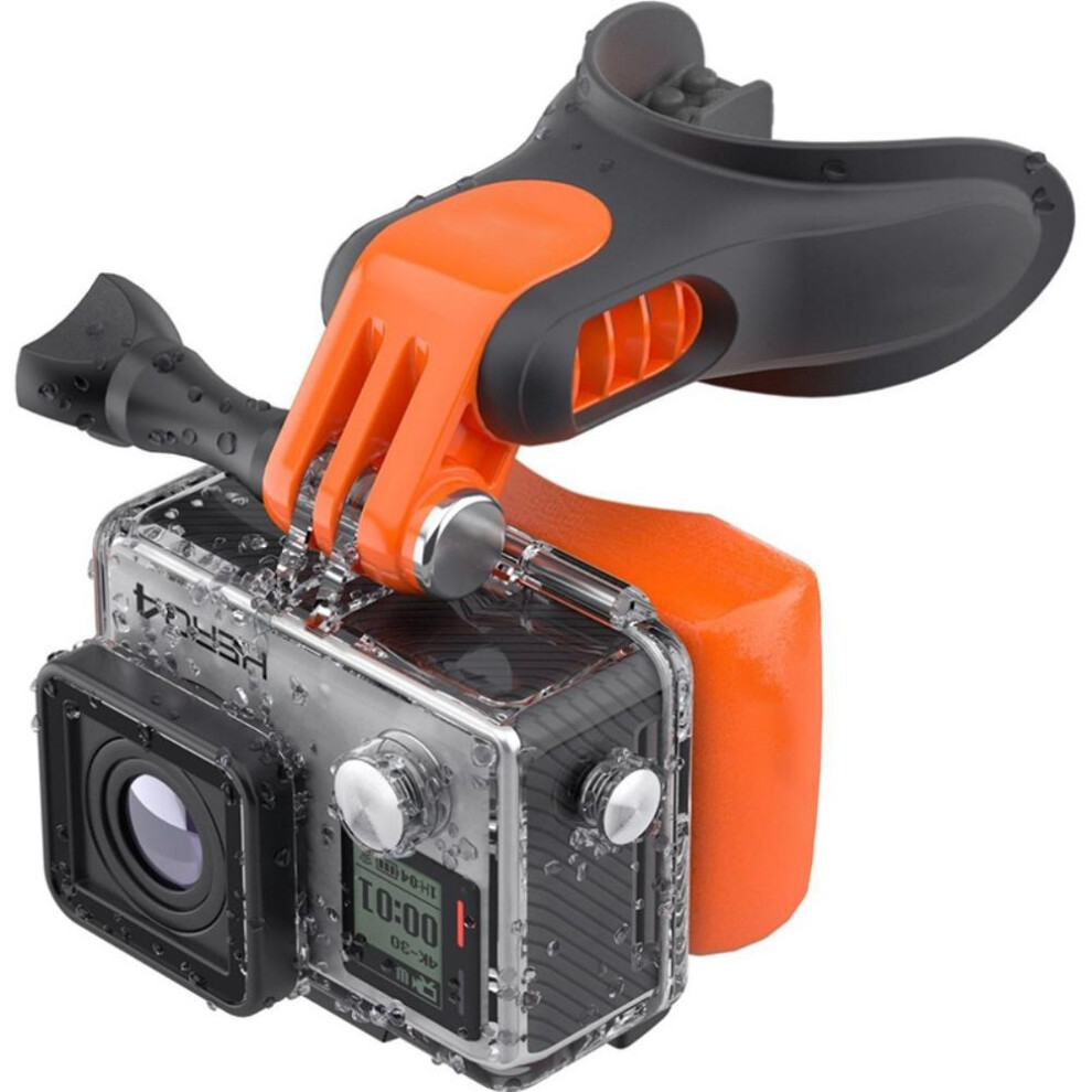 Surf Dive Photography Mouthpiece For Hero 9Â1/8/7/6/4 Or Action Cameras, Black/Orange 7631378764626