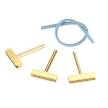 (As show, One size) 3pcs/set 30W/40W/60W T Soldering Iron Tips with Hot Press for LCD Screen Flex Cable Repair