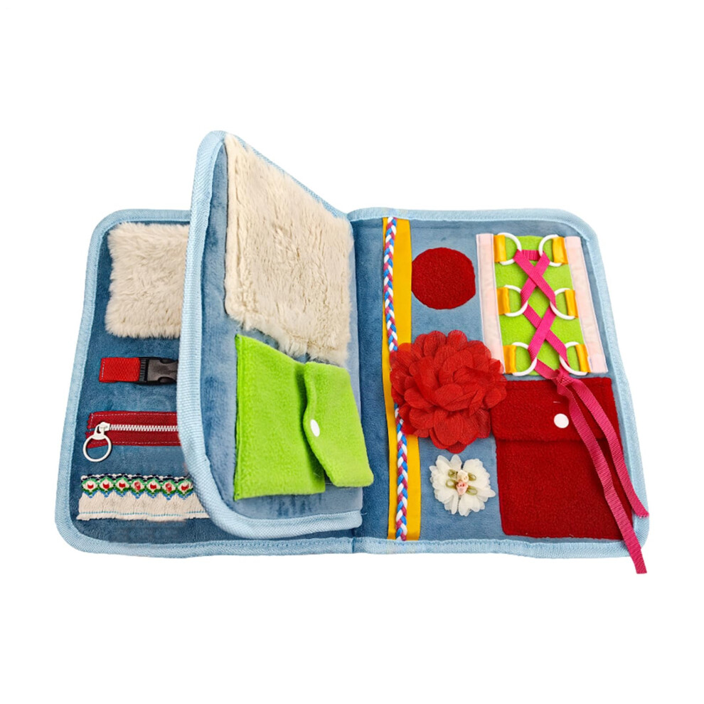 Sensory Fidget Blanket for Adults  Alzheimer's Dementia Pad  Soothing Activity Blanket