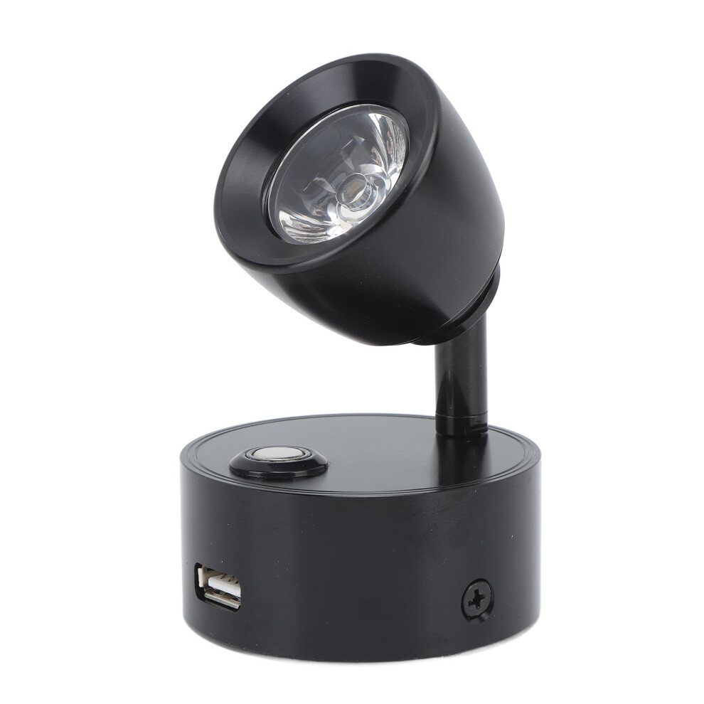 Rv Led Bedside Reading 2W Usb Rechargeable Touch Lamp Dc12-24V Light/Black 8741375604807