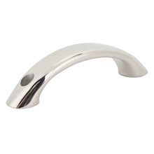 Corrimano in acciaio inox di qualità nautica, finitura a specchio, spazzolatura a filo, struttura robusta, facile installazione su piastrelle,