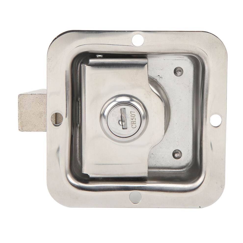 304 Stainless Steel Toolbox Handle Latch With 2 Keys, 82X82mm 8141376235558