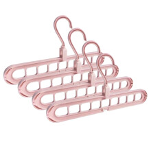 Multifunktionale Organizer-Kleiderbügel, 9-in-1-Kombination mit verstärktem Design für platzsparende Aufbewahrung (4 Stück)