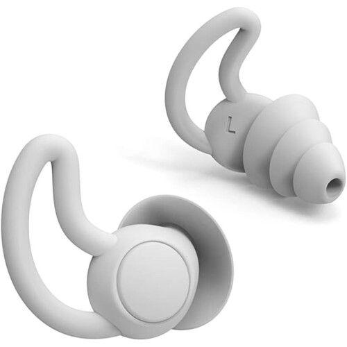 Earplugs for Sleeping NoiseCancelling Silicone, Reusable, for Work and Study, 1 Pair 2