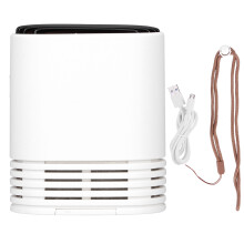 HEPA Air Purifier With USB Rechargeable Power, Efficient Air Filtration System For Allergies Smoke Dust Quiet Operation Air Cleaner In Low Noise Mode