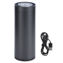 Compact Air Purifier For Cars And Rooms, Powerful HEPA Filter With Temperature Humidity Display Long Lasting Service Life Quiet Operation Dual Functio