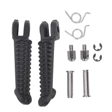 Pedane anteriori per moto Yamaha YZF R6 Superficie antiscivolo con sporgenze Materiale in ferro di alta qualità Design elegante Durevole Affidabile