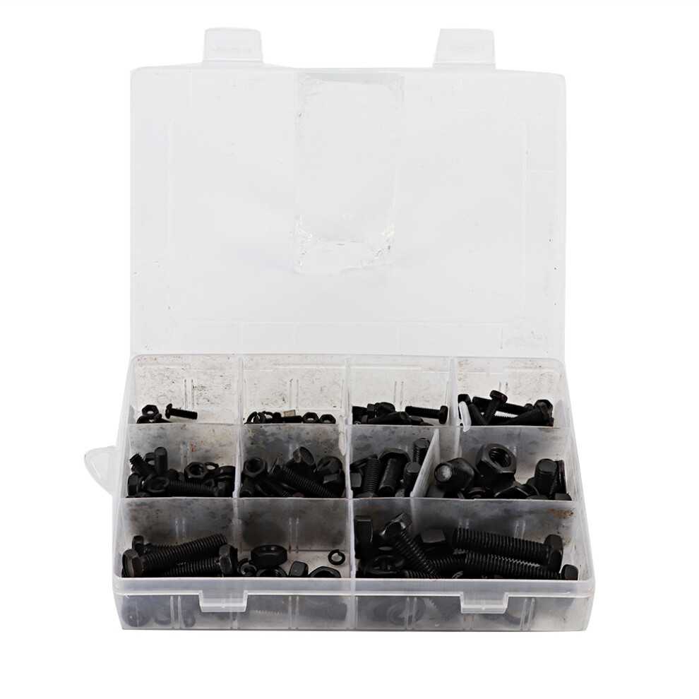 Hex Head Screws Assortment For Industrial Use, Bolts And Nuts Assortment With Metric Screws Kit Carbon Steel Corrosion Resistant Fasteners, Easy To 9138057095883