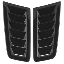 Kit de prise d'air de capot en plastique ABS résistant à l'usure, compatible avec de nombreux véhicules. Installation facile et durable.