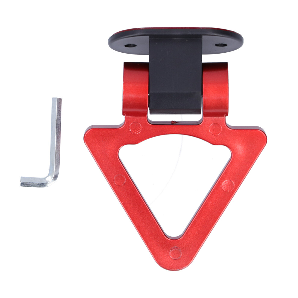 V Shape Car Tow Hook Decor Sticker, Dur Mat Improves Car Grade Trailer Hook For Auto Bumper, Uni Exterior Accs With Racing Style And Strong Color 9190834444437