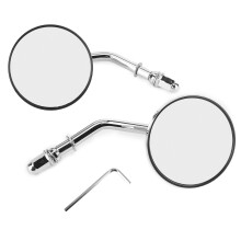 Verstellbarer Rückspiegel mit Weitwinkel, korrosionsbeständigem, hochauflösendem Glas und Blinkern, passend für verschiedene Fahrräder, faltbar