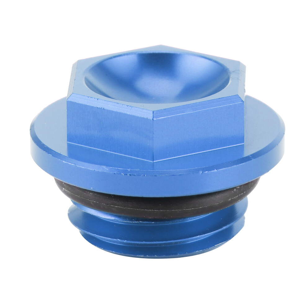 Engine Oil Filler Cap With O Ring Transmission Tank Cover, Cnc Machined Aluminum Oil Cap, Uni Fitment Corrosion Resistance Oil Filler Plug For Blue 9190834444673