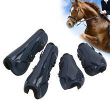 4-teilige Pferdebeinschutzstiefel, PU-Neopren,