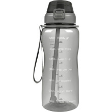 Hydration Hero, 1.6L Tritan Water Jug With Leakproof Closure And Time Marking Motivational Quotes For Office, Outdoor, Gym
