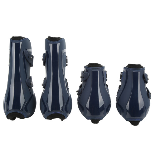 4-teilige Pferdebeinschutzstiefel, PU-Neopren, 1