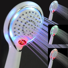 Transform Your Bath Experience With Our Multi-Color LED Shower Head, Featuring Environmental Material And Color Temperature Sensitive Light Display