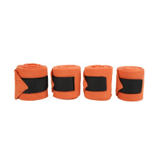 Pferdeschutz-Beinbandagen-Set (4 Stück) Weiche Flanell-Fleece-Kompressionsbandagen Warm und atmungsaktiv Rutschfester Klettverschluss