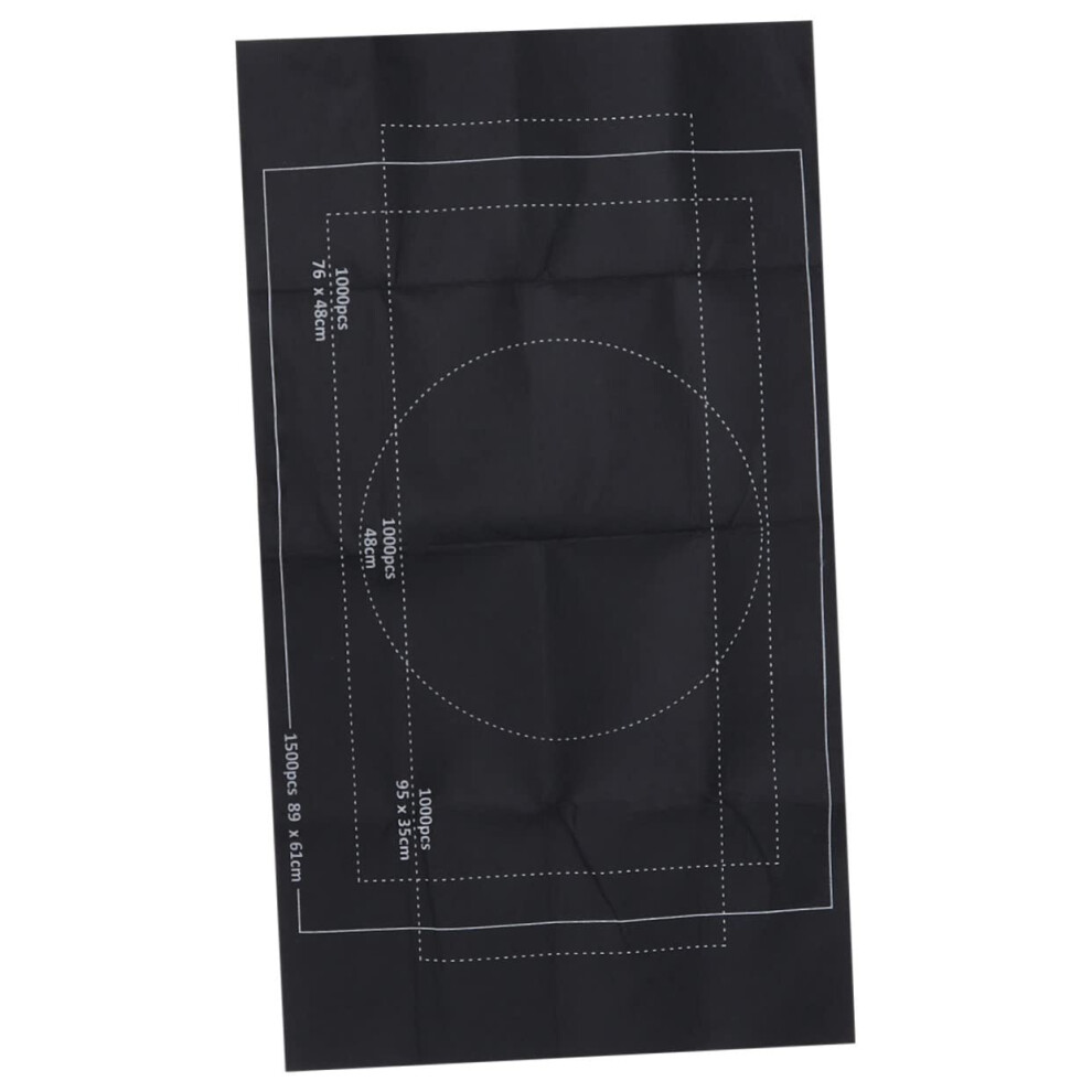 Puzzle Mat Black Felt Mat for Puzzles Rolling Play Mat with Fixing Straps and Inflatable Tube for Storage