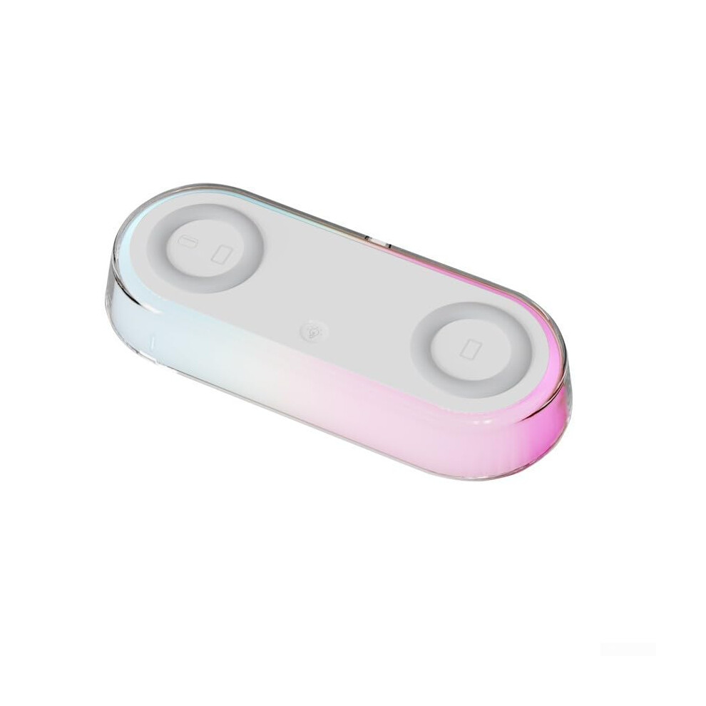 15W Wireless Charger, Qi Inductive Charging Station K35 Smart Night With Sleepfriendly Led Light 9189345943515