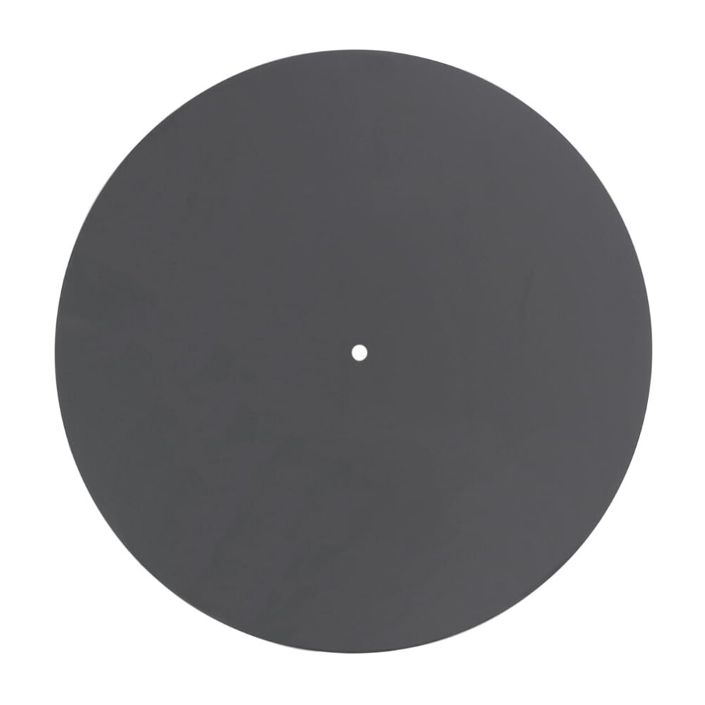 Acrylic Turntable Mat 12Inch Slipmat For Record Player Replacement Platter Dust Static Noise Reduction Black 9347817047936