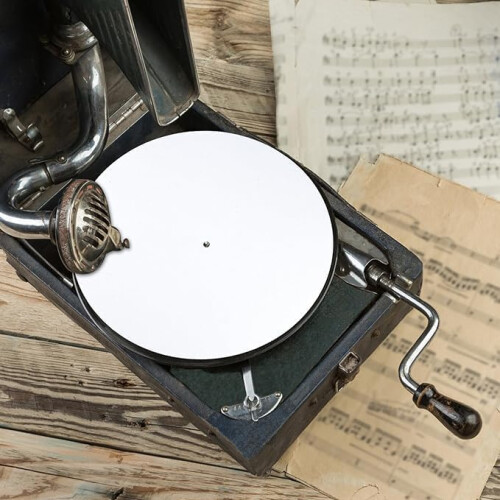 Acrylic Turntable Mat For 12 Inch Record Player White Static Reduction Slipmat Replacement 1