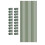 Green Bendable Plant Stake For Garden-10 brackets plus 10 2