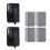 Barbecue Scraper Natural Pumice Surfaces Melt Grease Heat-Black 1