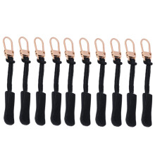 Zippers Pull Replacement Set Alloy Materials Universals-Black
