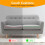 Sagging Sofa Seat Fixer Pad Curved Foam Support Restores-White 6