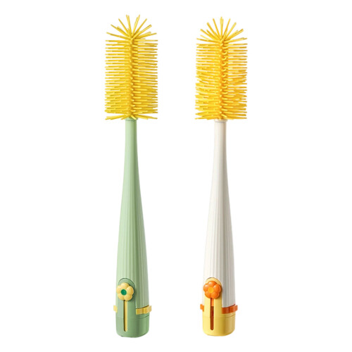 Convenient Bottle Brush Cleaner With Detachable-Cream white 1