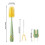Convenient Bottle Brush Cleaner With Detachable-Cream white 4